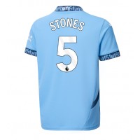 Camisa de time de futebol Manchester City John Stones #5 Replicas 1º Equipamento 2024-25 Manga Curta